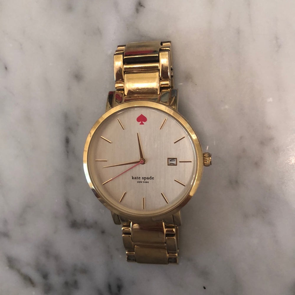 Kate Spade Gramercy Grand Gold Watch